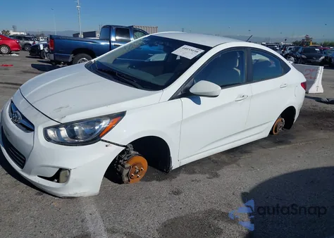 2012 Hyundai Accent Gls z USA, uszkodzony, nr VIN KMHCU4AE3CU121844